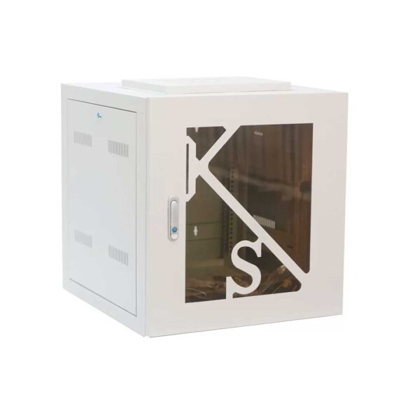 رک دیواری 12 یونیت عمق 60 کبیر صنعت (با فن و پاور ماژول) - Image 2
