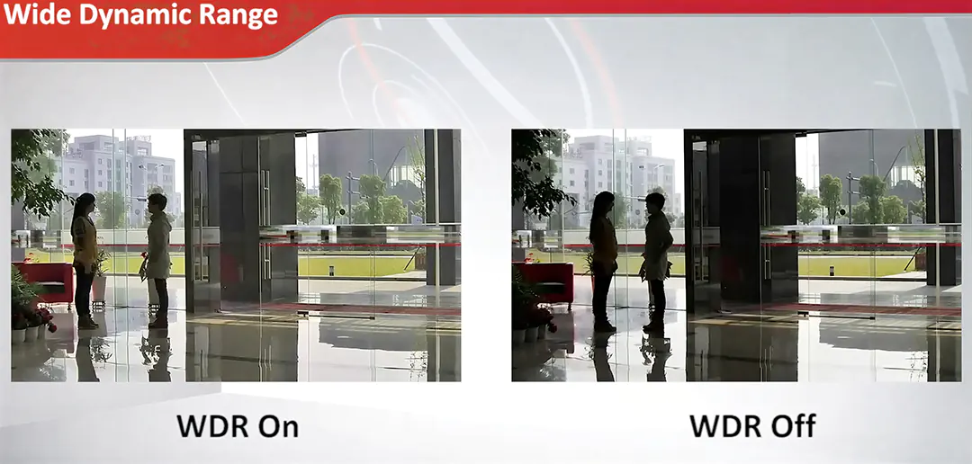 مقایسه WDR روشن و خاموش