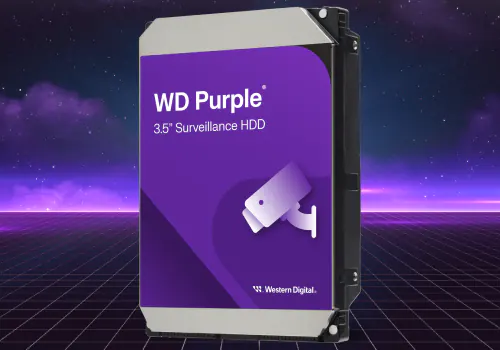 هارد سری بنفش وسترن دیجیتال مخصوص استفاده در دوربین های مداربسته