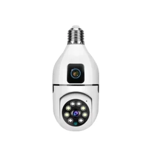 دوربین وای فای طرح لامپی چرخشی 2 لنز V380