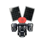 دوربین سیمکارتی دو پنل سولار 4 لنز واقعی 3موتور چرخشی Okam-pro