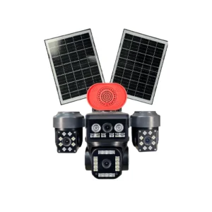 دوربین سیمکارتی دو پنل سولار 4 لنز واقعی 3موتور چرخشی Okam-pro