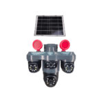 دوربین مینی اسپید سولار سیمکارتی 3 لنز چرخشی آژیر دار V380 PRO