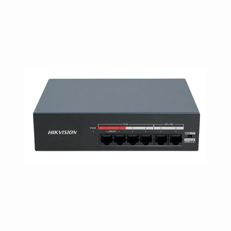 سوئیچ شبکه DS-XS06-P هایک ویژن